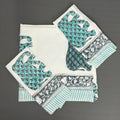 Royal Elephant Block Print Cotton Towel Set – Handcrafted Elegance | Jaipur Van Phool Collection 2025